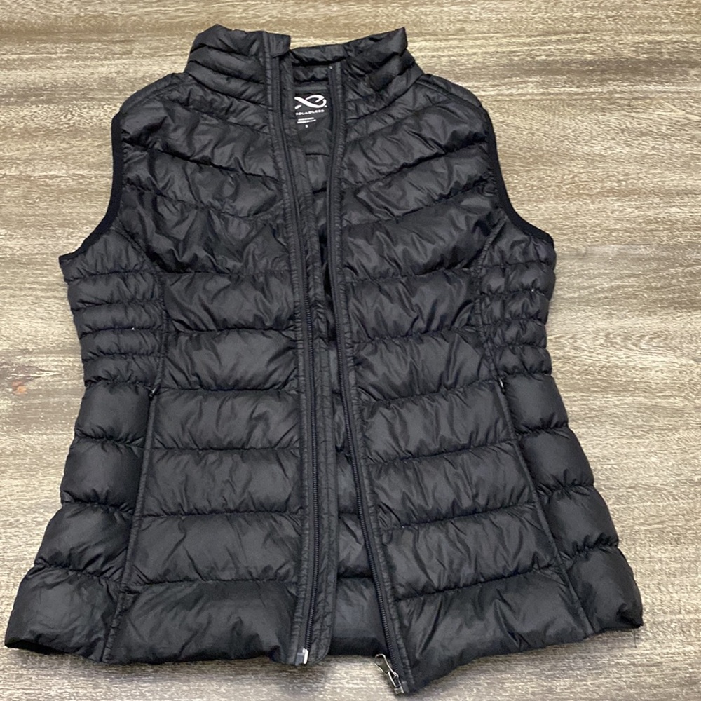 Be Boundless Bomber Puffer Vest  Black size small - Picture 10 of 11